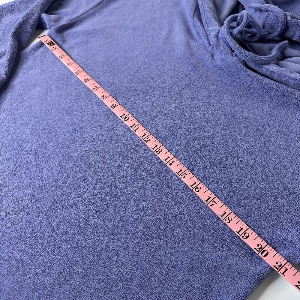 PacSun Lavender Fleece Hoodie Sz M Purple Coastal Granddaughter Soft Girl Cozy - Picture 10 of 13